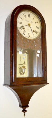 Chauncey Jerome Antique Wall Hanging Clock