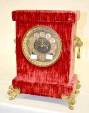 Ansonia Plush Florentine Series Shelf Clock