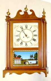 Eli Terry, Jr. Replica Pillar & Scroll Clock