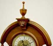 George B. Owens Lion Head Parlor Clock