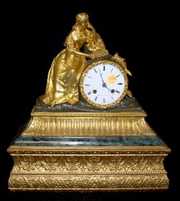 Barbot De Paris Silk String Mantel Clock