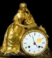 Barbot De Paris Silk String Mantel Clock