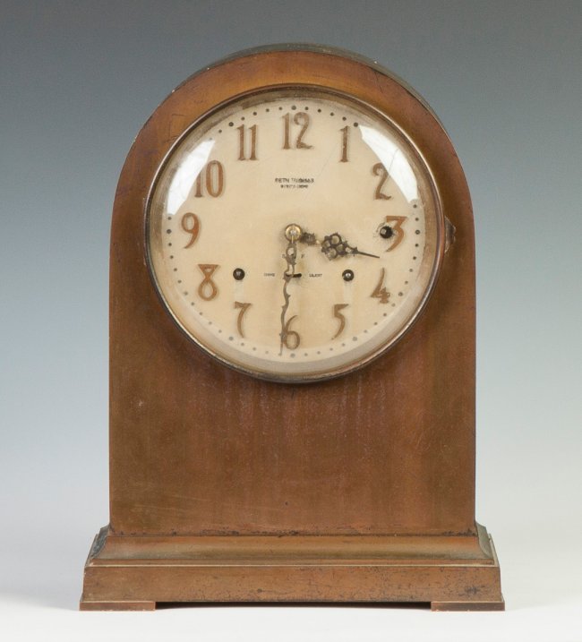 Seth Thomas Sonora Chime Brass Shelf Clock