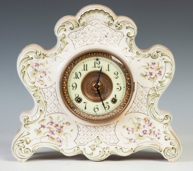 Ansonia China Shelf Clock