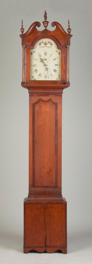 New England Cherry Tall Case Clock