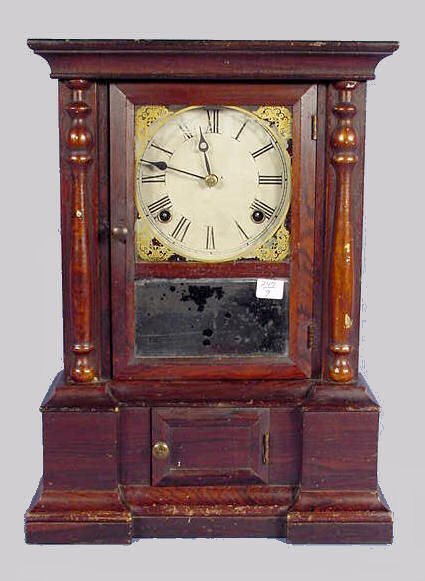 Atkins Rosewood Shelf Clock W/ Label