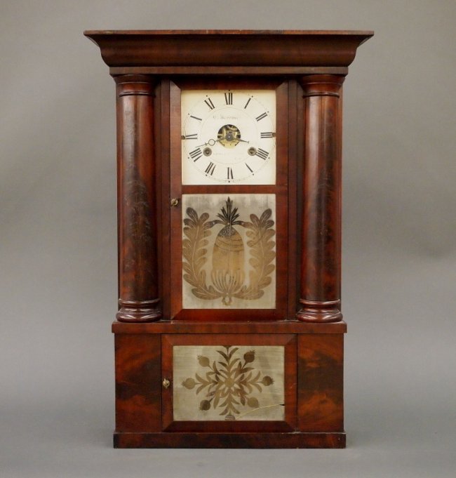 Chauncey Jerome Double decker shelf clock