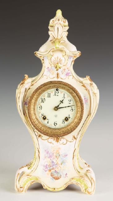 Ansonia Royal Bonn China Shelf Clock