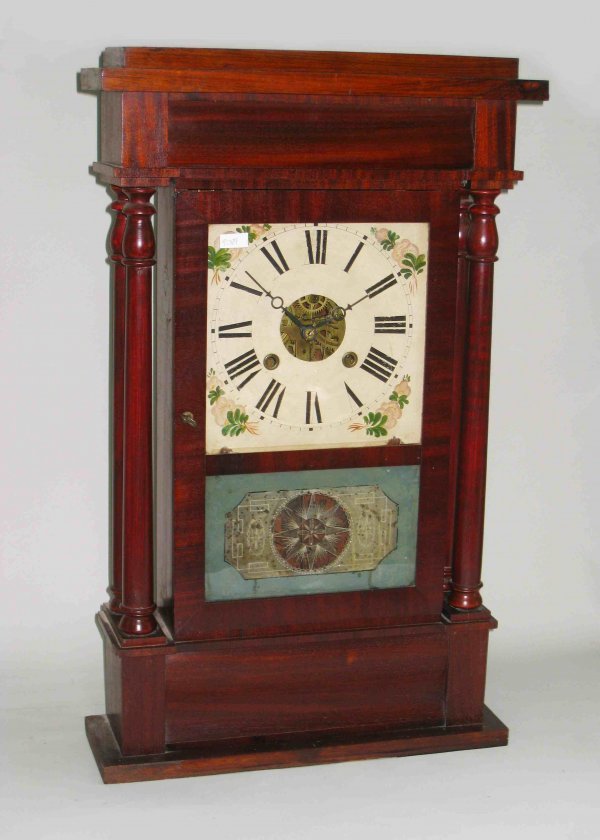 Shelf clock by attributed to Silas Terry