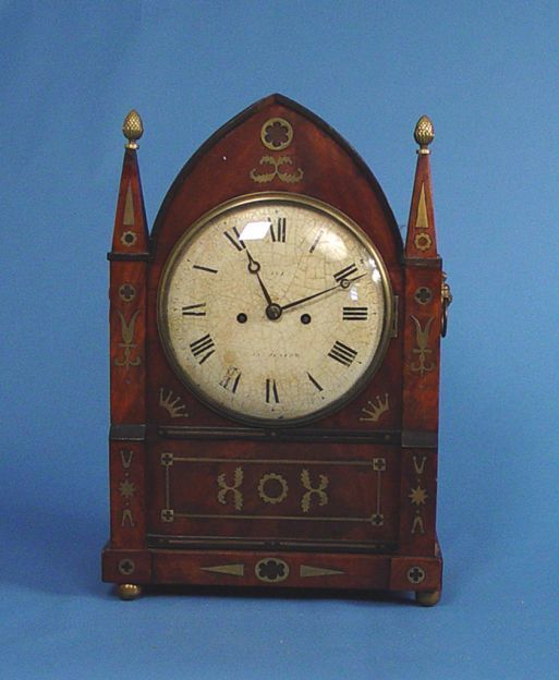 English Regency 2 Fusee Bracket Clock