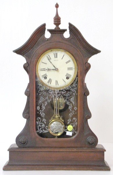 Walnut Welch Parlor Clock