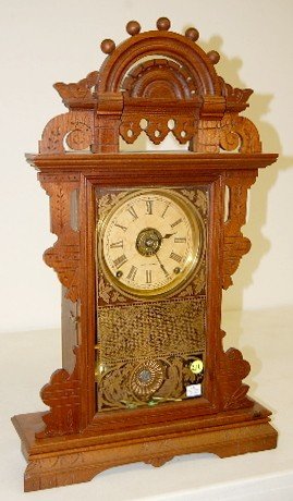 Walnut Seth Thomas “Eclipse” Mantle Clock