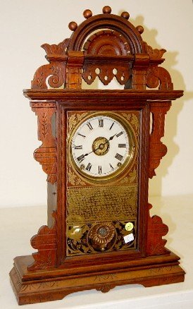 Walnut Seth Thomas “Eclipse” Mantle Clock