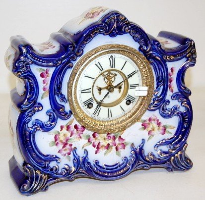 Ansonia “Ossipee” China Case Clock