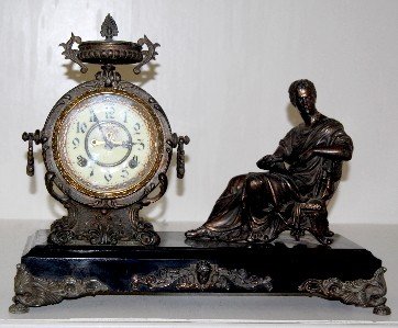 New Haven Seated Statue Clock