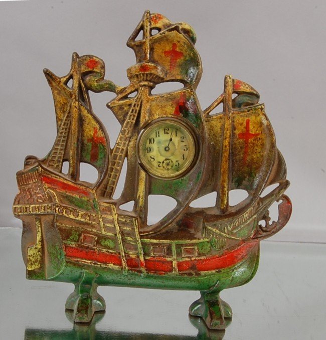Cast Iron Ship Clock