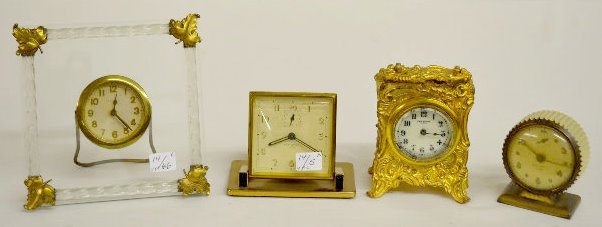 4 New Haven Novelty and Alarm Clocks