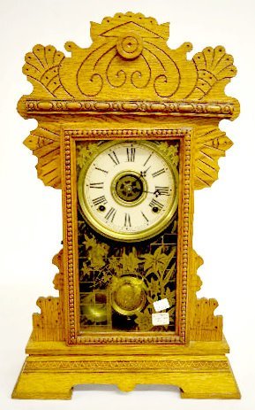 Gilbert “Lake Set #1” Oak Kitchen Clock