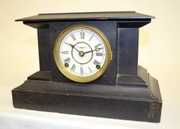 Ingraham “Alamo” Black Mantel Clock