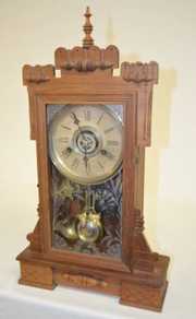 Gilbert “Puck” Walnut Clock w/Alarm