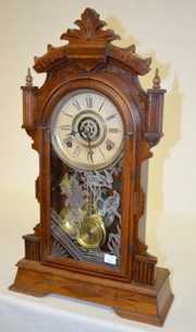 Gilbert “Abana” Walnut Mantel Clock