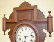 New Haven “Cygnet” Black Walnut Shelf Clock