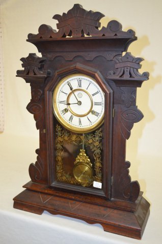 New Haven “Coquette” Black Walnut Clock