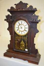 New Haven “Coquette” Black Walnut Clock