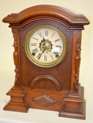 Kroeber Walnut Mousehole Shelf Clock