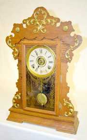 Seth Thomas Metals Series No. 1117 Oak Clock