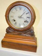 Rare! E.N. Welch “Grecian” 8 Day Shelf Clock