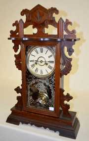 Ansonia Walnut Shelf Clock