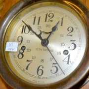 Seth Thomas Brass Ship’s Bell Wall Clock