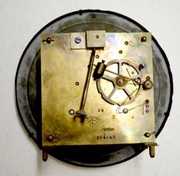 Lenzkirch Brass Clock, WORKS ONLY