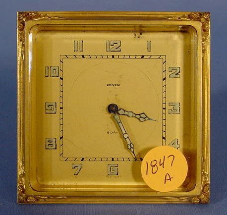 Kienzle Brass Desk Clock