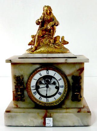 E.N. Welch Marble Mantle Clock