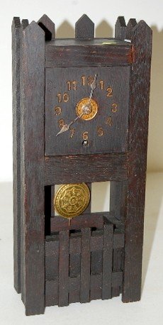 New Haven Mission Oak Alarm Clock