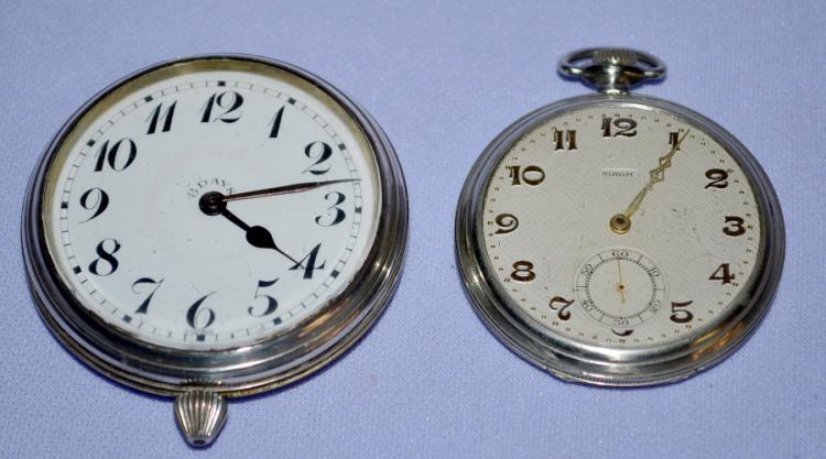 Swiss Fortuna Car or Travel Clock & Sirom Pocket Watch