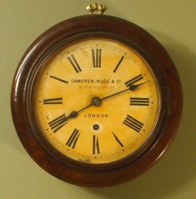 Walnut Gallery clock