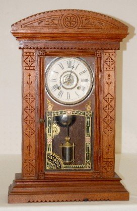 New Haven Walnut “Ganges” Kitchen Clock