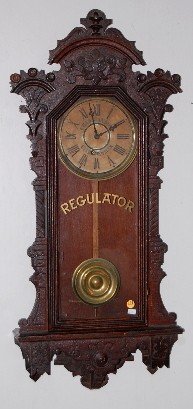 Ingraham Oak “Pacific” Advertising Clock