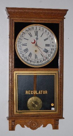 Sessions Oak Regulator “H” Calendar Clock