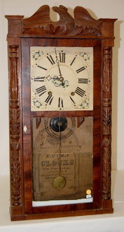 Boardman & Wells Wood Works Shelf Clock