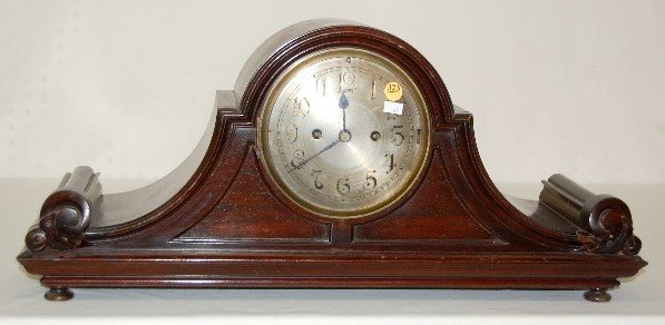 W & H Tambour Chiming Mantel Clock