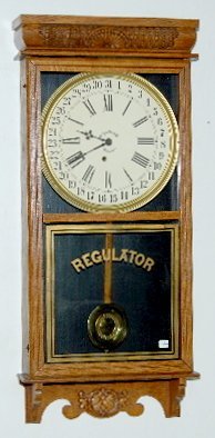 Ingraham Calendar Store Regulator Clock