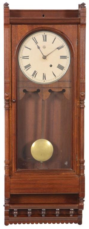 Seth Thomas “Queen Anne No. 1” Walnut Clock-ClockPrices.Com