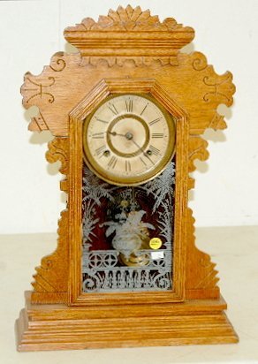 Ansonia “Fargo” Black Walnut Clock