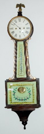 New Haven Banjo Clock, “S. Willard’s Patent”, T&S