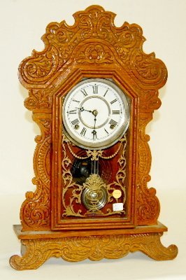 Waterbury “Festus” Oak Kitchen Clock