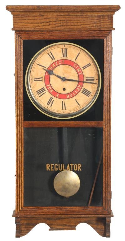 Sessions “regulator H” Oak Wall Clock Price Guide